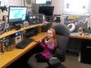 Gwen, age 4, operating K9IG.